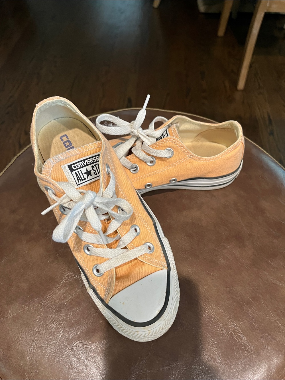 Converse All Star Low Top Sneakers - Peach Canvas